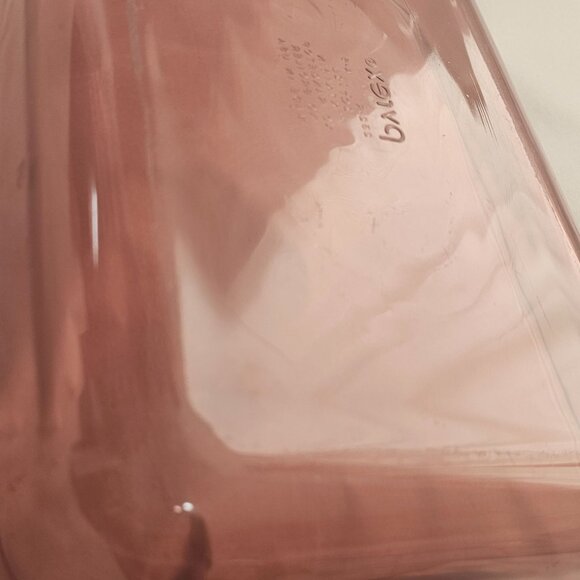 Pyrex Cranberry Baking Dish casserole 2qt cake pan 232R oven to table - Picture 4 of 4